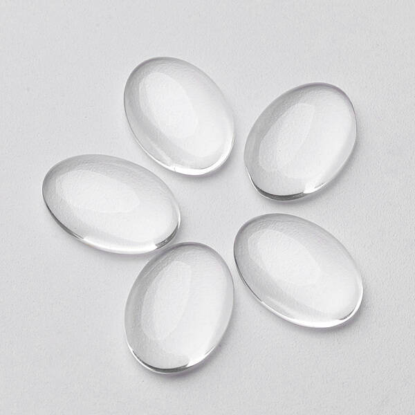 Transparent Glass Cabochons