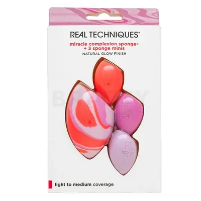 Real Techniques Berry Pop Miracle Complexion Sponge + 3 Mini Spugne