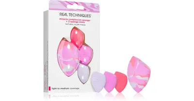 Real Techniques Berry Pop Miracle Complexion Sponges + 3 Mini Sponges