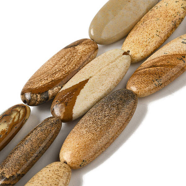 Natural Picture Jasper Beads Strands