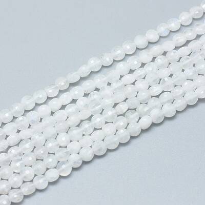 Natural Rainbow Moonstone Beads Strands