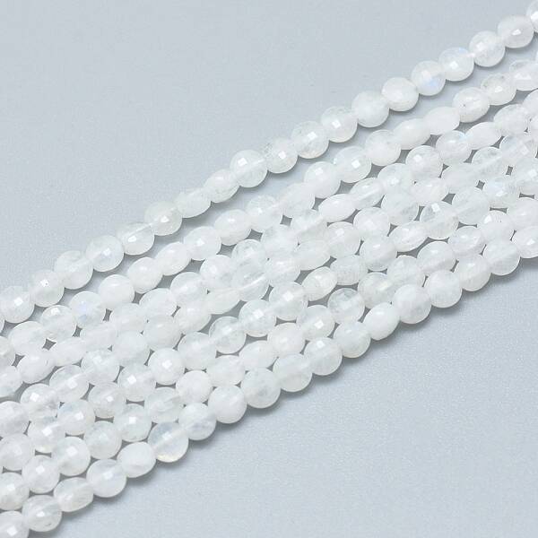 Natural Rainbow Moonstone Beads Strands
