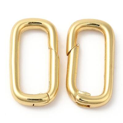 Brass Spring Gate Rings