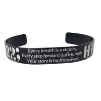 End 22 A Day Veteran Awareness Bracelet for Men and Women
