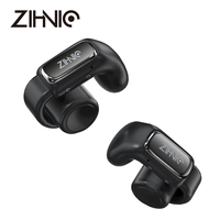 ZIHNIC S12 Open Earbuds, Wireless Headphones, LED Lights TouchscreenLight-Weight Earbuds Built-in Microphone, Power Digital D...