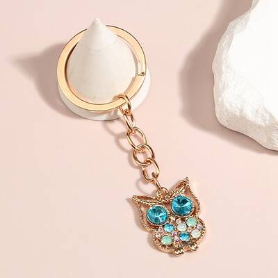 Golden Zinc Alloy Keychain