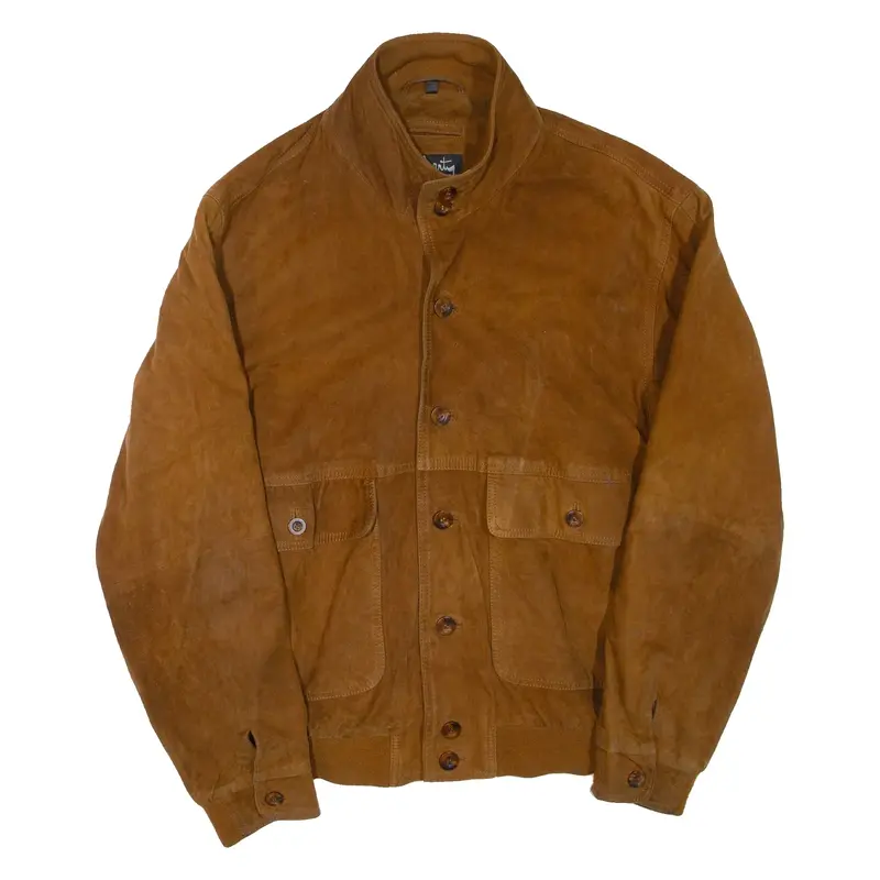 Mens Jacket Brown Leather L