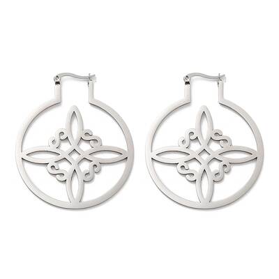 Non-Tarnish 304 Stainless Steel Hoop Earrings