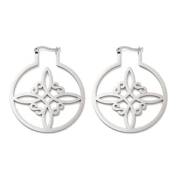 Non-Tarnish 304 Stainless Steel Hoop Earrings