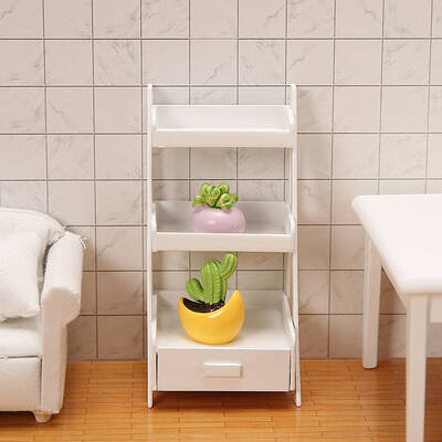 Miniature 3 Tiers Wood Display Racks
