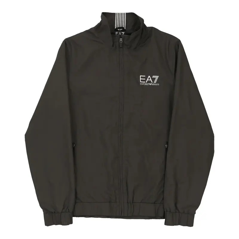 Emporio Armani Jacket - Medium Grey Nylon Blend