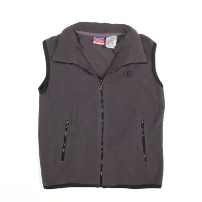 CHAMPION Fleece Gilet Grey Womens UK 8