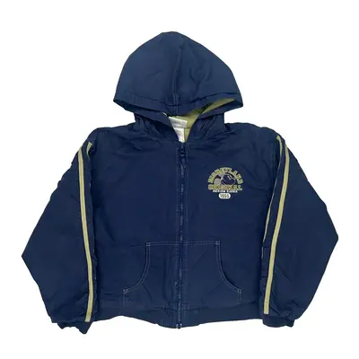 Age 7-8 Disney Graphic Windbreaker - Large Navy Cotton Blend