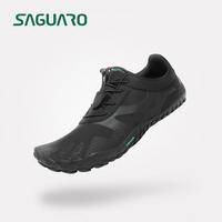 Saguaro Vitality III - Men's and Women's Khkai/Black/Yellow Barefoot Shoes Flat Heel Ground zero contact Runner  Sneakers men...