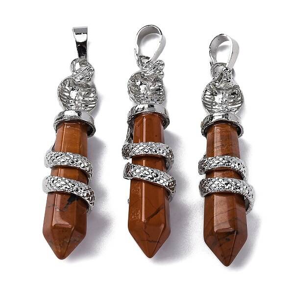 Natural Red Jasper Pendants