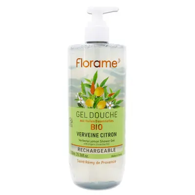 Florame Shower Gel Verbena Lemon Bio Refillable 750ml