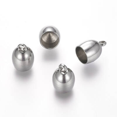 Tarnish Resistant 304 Stainless Steel Cord Ends