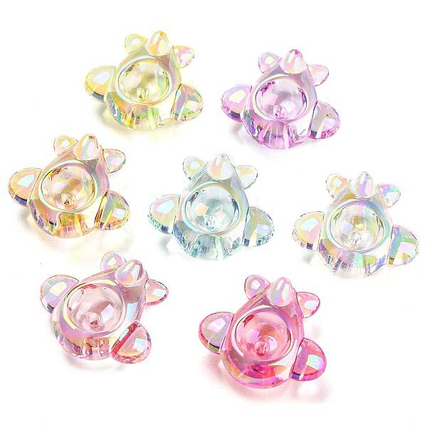 UV Plating Transparent Acrylic Beads