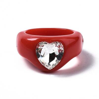 Opaque Acrylic Finger Rings
