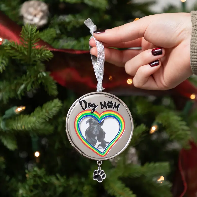 Pet Mom Photo Holder Ornament - Cat