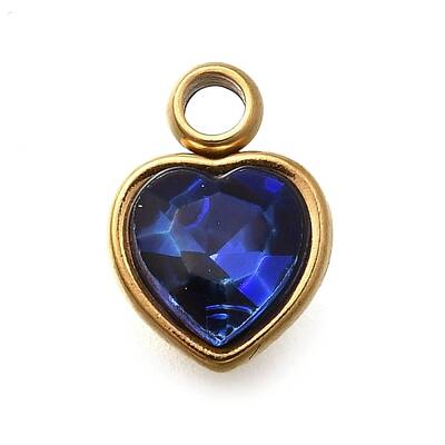 304 Stainless Steel with Rhinestone Pendants