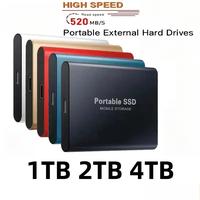 1TB High Speed External Hard Drive USB 3.1 Type-C Interface Hard Disk 4TB Mass Solid State Drive for Laptop/PC/MAC