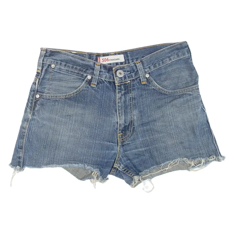 LEVI'S 506 Womens Denim Shorts Blue M W30