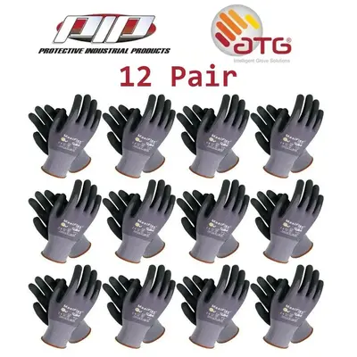 MaxiFlex PIP 34-874 MaxiFlex Ultimate 34874 Foam Nitrile Palm Coated Gloves (Pack of 12)