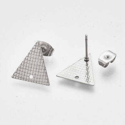 Non-Tarnish 304 Stainless Steel Stud Earring Findings