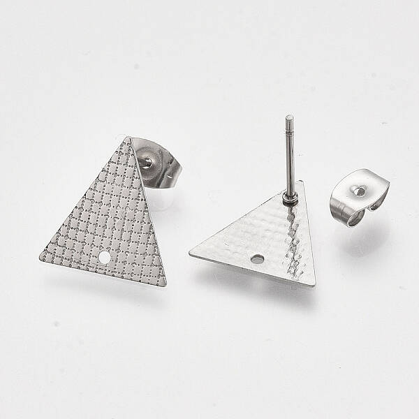 Non-Tarnish 304 Stainless Steel Stud Earring Findings