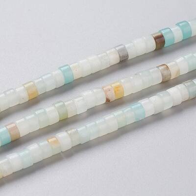Natural Flower Amazonite Beads Strands