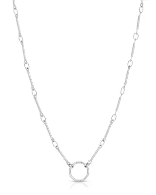 Barra Charmer Necklace | Metal Color: Silver