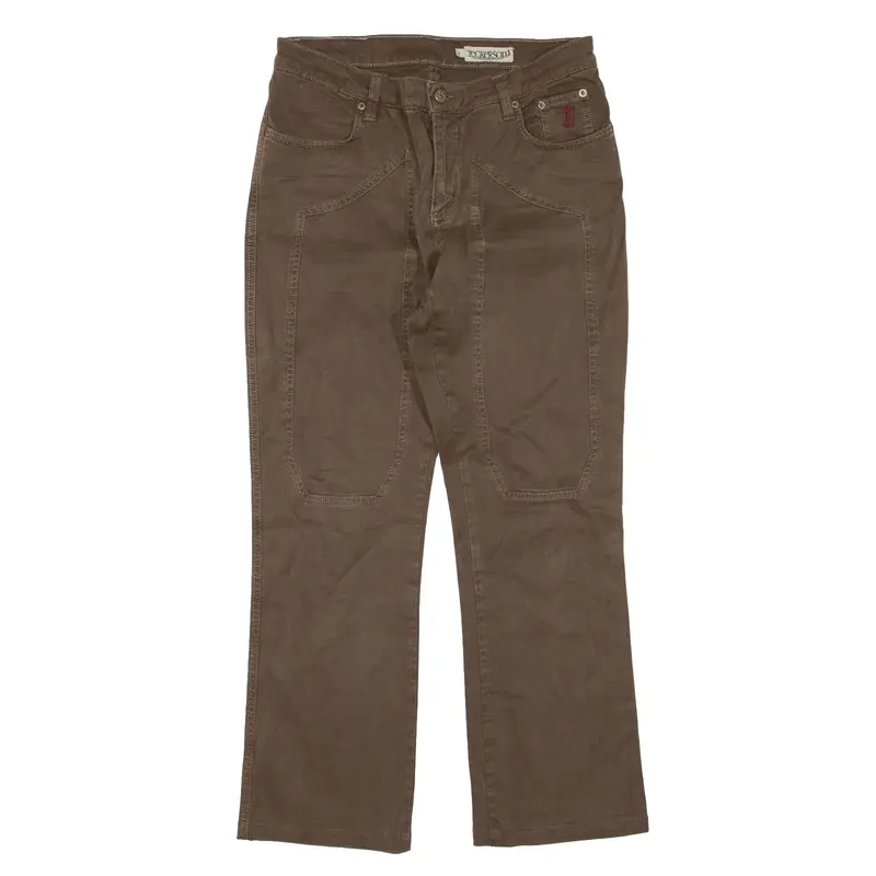 JECKERSON Jeans Brown Denim Regular Straight Womens W31 L27