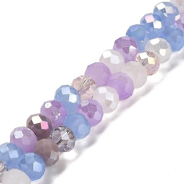 Electroplate Glass Beads Strands
