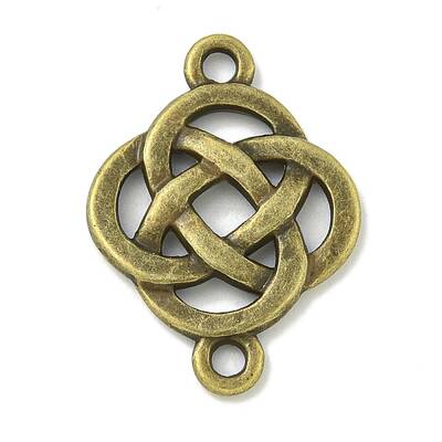 Tibetan Style Alloy Connector Charms