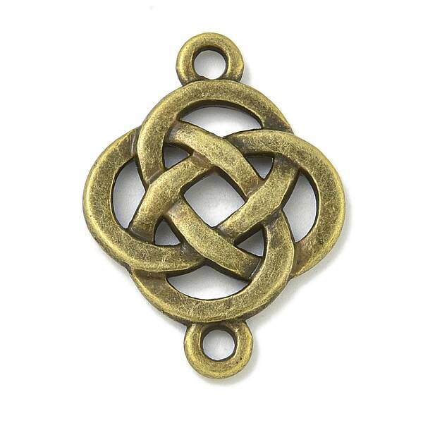 Tibetan Style Alloy Connector Charms