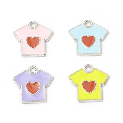 Alloy Enamel Pendants