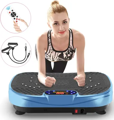 【Hufaut】Vibration Plate Exercise Machine,Lymphatic Drainage, Whole Body Workout Vibration Fitness Platform for Home Fitne...