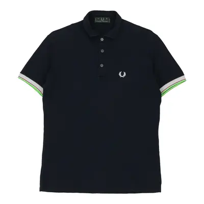 Fred Perry Polo Shirt - Small Navy Cotton