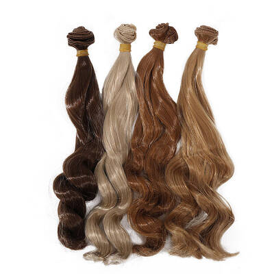 4Pcs 4 Colors PP Doll Wig Hair