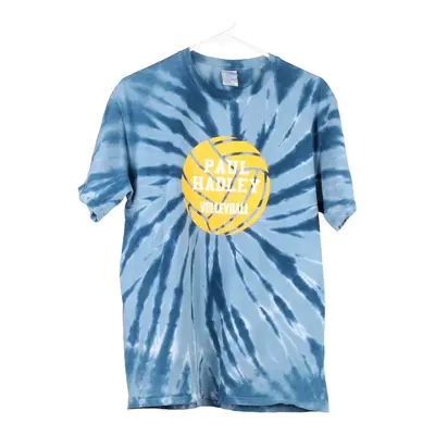 Paul Hadley Volleyball Port & Company Tie-Dye T-Shirt - Medium Blue Cotton