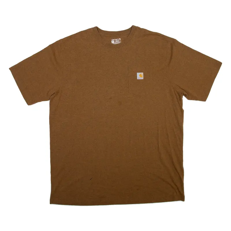 CARHARTT Loose Fit Tall Mens T-Shirt Orange 2XL