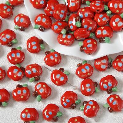 Pearlized Handmade Porcelain Beads