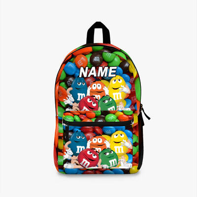Custom Name Colorful Candy Backpack