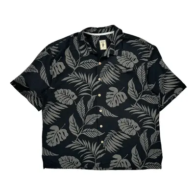 Jamaica Jaxx Hawaiian Shirt - 2XL Black Silk