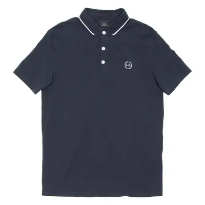 ARMANI EXCHANGE Mens Polo Shirt Black M