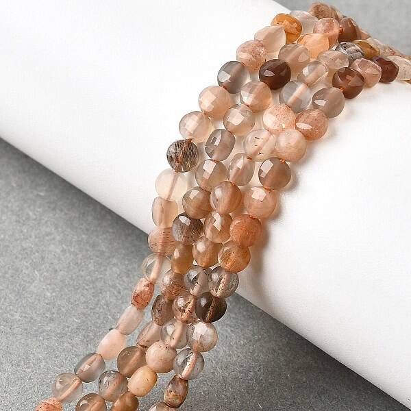 Natural Multi-Moonstone Beads Strands