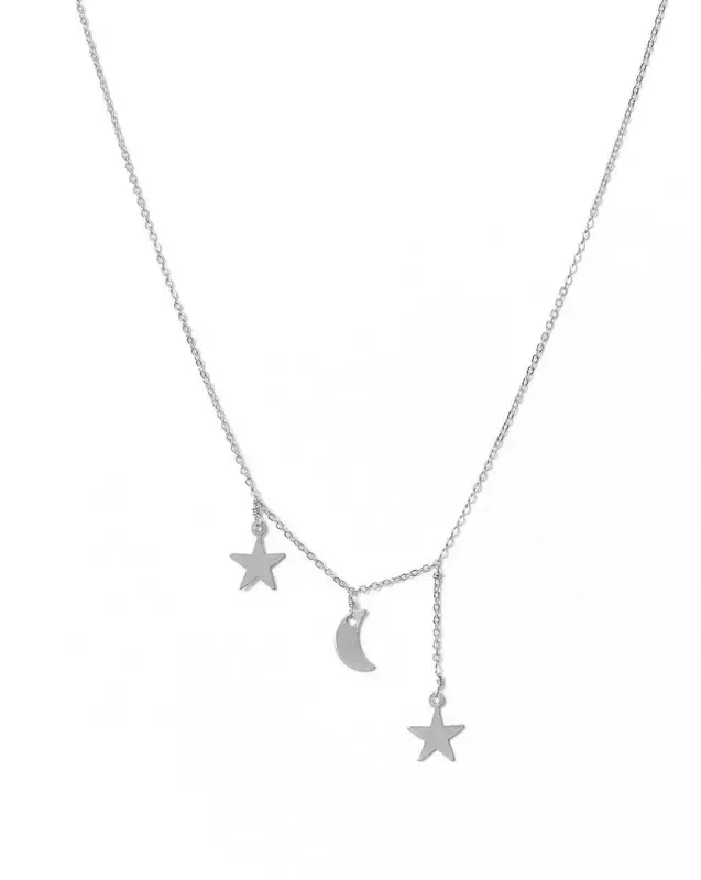 Filante Necklace | Metal Color: Silver