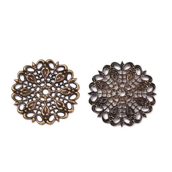 Brass Vintage Filigree Findings