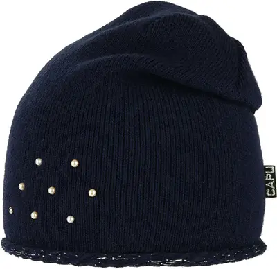 Capu Cappello Da Donna blue con perle